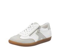 Rieker L9700-80 White Grey Womens trainers in a Plain Synthetic in Size 36