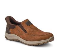 Rieker Wide-Fit Leather Slip-Ons - Size 8