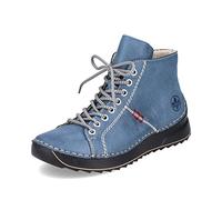 Rieker Women Ankle Boots 71510, Ladies Lace-up Ankle Boot,Boot,Half-Boot,lace-up Bootie,Transition Shoe,Blue (Blau / 14),39 EU / 6 UK