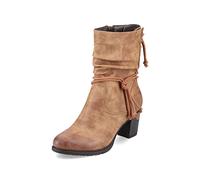 Rieker Women Ankle Boots 96073, Ladies Ankle Boots,Boots,Short Boots,Booties,high,Brown (Braun / 22),40 EU / 6.5 UK