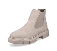 Rieker Women Ankle Boots M3854, Ladies Chelsea Boots,Low Boots,Half Boots,Bootie,Slip Boot,Flat,Beige (Beige / 62),36 EU / 3.5 UK
