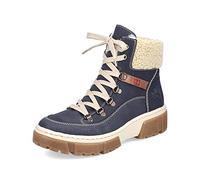 Rieker Women Ankle Boots X8638, Ladies Lace-up Ankle Boot,Removable Insole,Low Boots,Chukka Boot,Short Boots,lace-up Boot,Blue (Blau / 14),39 EU / 6 UK