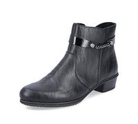 Rieker Y0783-00 Ladies Black Zipper Boots Size: EU 38 / UK 5, Colour: