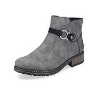 Rieker Women Ankle Boots Z6869, Ladies Ankle Boots,Low Boots,Half Boots,Bootie,Lined,Winter Boots,Grey (grau / 45),37 EU / 4 UK