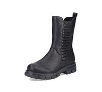 Rieker Women Ankle Boots Z9181, Ladies Bootees,Low Boots,Boot,Half Boot,Bootie,Zipper,Black (Schwarz / 00),37 EU / 4 UK
