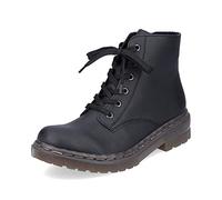 Rieker Women Boots 78240, Ladies Lace-up Boots,lace-up Boots,Half Boots,Lacing,Black (Schwarz / 00),41 EU / 7.5 UK