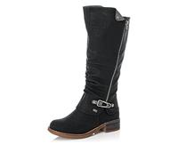 Rieker Women Boots 94652, Ladies Winter Boots,Water Repellent,riekerTEX,Winter Boots,Long-Shaft Boots,Lined,Warm,Black (Schwarz / 00),36 EU / 3.5 UK