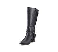 Rieker Women Boots 96059, Ladies Classic Boots,Boots,Long Shaft Boots,high Heel,Sexy,Feminine,Black (Schwarz / 00),36 EU / 3.5 UK