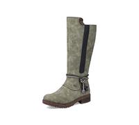 Rieker Women Boots Z4774, Ladies Winter Boots,Waterproof,riekerTEX,Winter Boots,Long-Shaft Boots,Lined,Warm,Waterproof,Green (grün / 54),37 EU / 4 UK