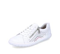 Rieker Women Lace-Up Shoes 52824, Ladies Comfort Shoes,Comfort Low Shoe,Laces,Comfortable,White (Weiss / 80),38 EU / 5 UK