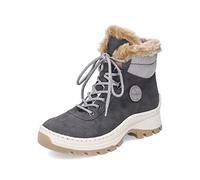 Rieker Women Lace-Up Shoes X9335, Ladies Casual lace-up Shoes,Sneakers,Removable Insole,Sneaker,Sporty,Casual Shoe,Grey (grau / 45),40 EU / 6.5 UK