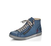 Rieker Women Lace-Up Shoes Z1221, Ladies Casual lace-up Shoes,Trainer,Sneakers,Removable Insole,Laces,Sporty,Casual Shoe,Blue (Blau / 14),39 EU / 6 UK