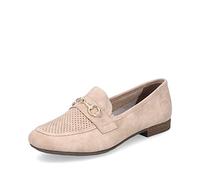 Rieker Women Loafers 51760, Ladies Slippers,College Shoes,Loafer,Low Shoes,Elegant,Business Shoes,Suit Shoes,Office,Pink (rosa / 31),42 EU / 8 UK