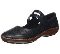 Rieker 44875-00 Black Womens Mary Jane Shoes in a Plain Leather in Size 40
