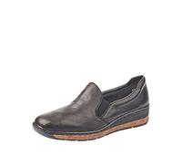 Rieker Women’s 59766 Loafers, Black (Schwarz/ 00 00), 6.5 UK
