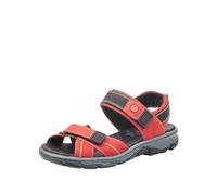 Rieker Women’s 68851 Closed Toe Sandals, Rot (fire/rosso / 33), 8 UK