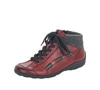 Rieker Women's L3543 Hi-Top Trainers, Red (Wine/Anthrazit), 9.5 UK