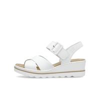 Rieker White Hook & Loop Sandals for Ladies | Rieker 67463-80 Size: EU 38 / UK 5, Colour: White