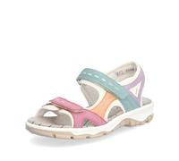 Rieker Women Sandals 68866, Ladies Strappy sandals (Multi 92, UK Footwear Size System, Adult, Women, Numeric, Narrow, 6)