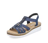 Rieker Women Sandals V1206, Ladies Strappy Sandals
