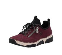 Rieker 45973-60 Women's Lace-Up Shoes Textile & Synthetic in Beige, red, 5 UK