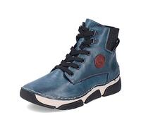 Rieker Women Trainers 45943, Ladies High-Tops,Sports Shoes,High Top Sneaker,Sneaker Boots,Mid Cut,Blue (Blau / 12),40 EU / 6.5 UK