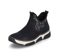 Rieker Women Trainers 45957, Ladies Slip-on,Low Shoe,Street Shoes,Leisure,Sporty,Black (Schwarz / 00),40 EU / 6.5 UK
