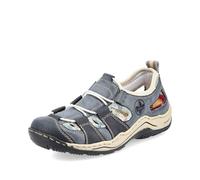 Rieker Women Trainers L0561, Ladies Low-Tops,Removable Insole,Low Shoe,Street Shoes,Leisure,Sporty,Blue (Blau / 14),38 EU / 5 UK
