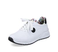 Rieker Women Trainers M4903, Ladies Low-Tops,Removable Insole,Low Shoe,Street Shoes,Leisure,Sporty,White (Weiss / 80),37 EU / 4 UK