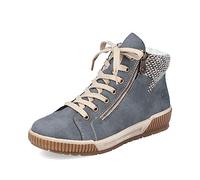 Rieker Women Trainers N0709, Ladies Low-Tops,Removable Insole,Low Shoe,Street Shoes,Leisure,Sporty,Blue (Blau / 14),41 EU / 7.5 UK