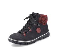 Rieker Women Trainers Z4219, Ladies Low-Tops,Water Repellent,riekerTEX,Sports Shoe,Leisure,Low Shoe,Street Shoe,Black (Schwarz Kombi / 00),38 EU / 5 UK