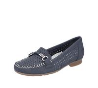 Rieker Women's 40065 Loafer, Pacific, 3.5 UK