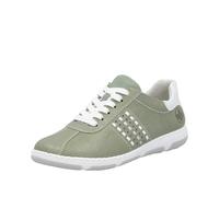 Rieker Women's 42408 Lace Up Shoes, Green, 7.5 UK