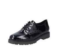 Rieker Women's 45502 Lace-Up Shoes, Black 00, 3.5 UK