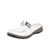 Rieker Women's 46393 Clogs, White Bianco 80, 4 UK