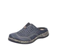 Rieker Women's 46395 Clogs, Blue, 6.5 UK