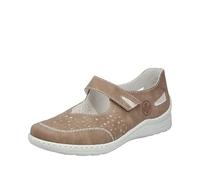 Rieker Women's 48996 Ballerina, Beige, 3.5 UK