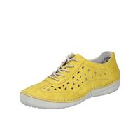 Rieker Women's 52517 Lace-Up Shoes, Yellow, 7.5 UK