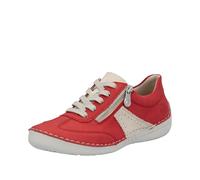 Rieker Women's 52521 Lace Up Shoes, red, 5 UK
