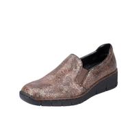 Rieker Womens 53766-00 Cristallin Slip On Casual Shoes (Brown, UK Footwear Size System, Adult, Women, Numeric, Medium, 6)