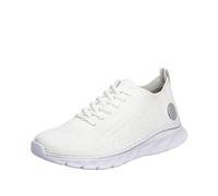 Rieker Women's 54020 Sneaker, White, 4 UK