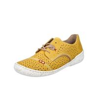 Rieker Women's 54511 Lace-Up Shoes, Yellow, 4 UK