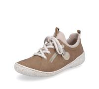 Rieker Women's 54573 Sneaker, Beige, 6.5 UK