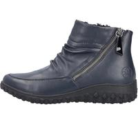 Rieker Boots 59585 Women's Short Zip Boots Blue Size 41