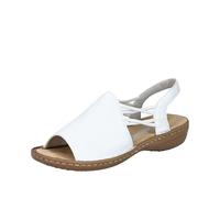 Rieker Women's 608d1 Sandal, White, 6 UK