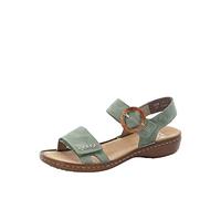 Rieker Women's 608z3 Sandal, Green, 5 UK