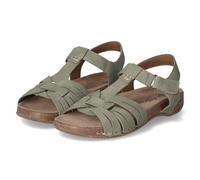 Rieker Women's 61461 Ankle Strap Sandals, Green, 7.5 UK