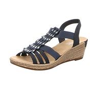 Rieker Women's 62436 Closed Toe Sandals, Blau (Pazifik), 4 UK