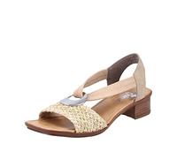 Rieker Women's 62664 Sandal, Beige, 7.5 UK