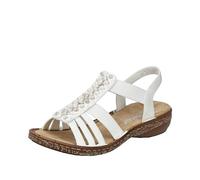 Rieker Women's 62809 Sandal, Beige, 6 UK